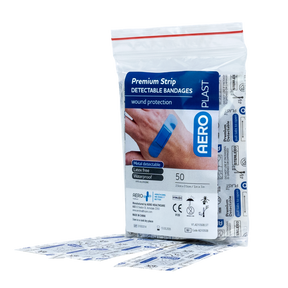 Premium X-Wide Detectable Strip 7.5 x 2.5cm Bag/50