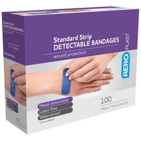Standard Detectable Strips 7.5 x 2.5cm Box/100