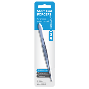 AEROINSTRUMENT Stainless Steel Sharp Forceps 13cm