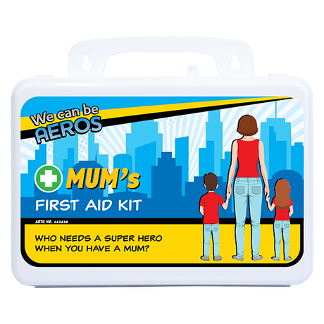 MUM'S 2 Series Plastic Waterproof First Aid Kit - 21 x 7.5 x 13cm