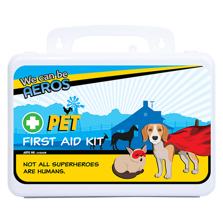 PET Waterproof First Aid Kit 21 x 7.5 x 13cm
