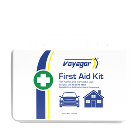 VOYAGER Plastic Waterproof First Aid Kit 13 x 21 x 7.5cm