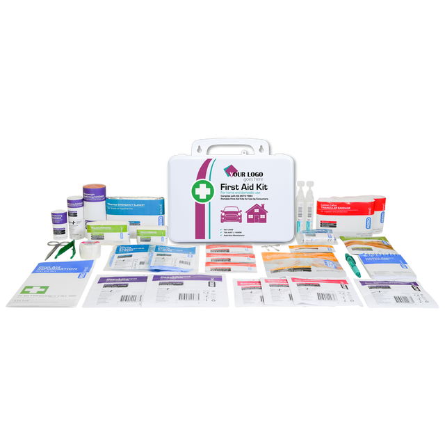 DEFENDER 3 Plastic Waterproof First Aid Kit 25 x 8 x 17cm
