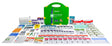 OPERATOR 5 Series Plastic First Aid Kit 34.5 x 11 x 33cm