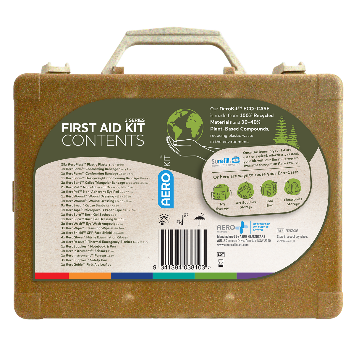 Eco First Aid Kit 25 x 19 x 9cm