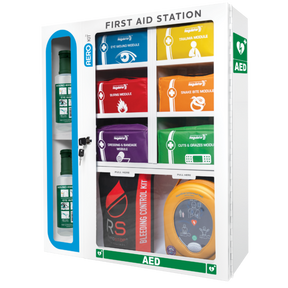 First Aid Station with 6 Modules 69cm x 62.5cm x 15.5cm