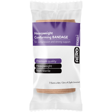 Heavyweight Conforming Bandage 7.5cm x 4M Wrap/12