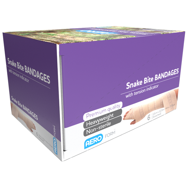 Snake Bite Bandage with Indicator 10cm x 10.5M Box/6