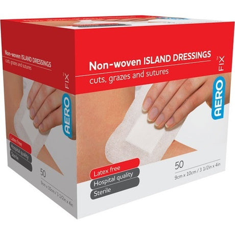 Non-Woven Island Dressing 9 x 10cm Box/50