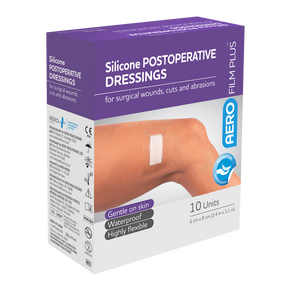Sensitive Silicone Postoperative Dressing 6 x 8cm Box/10