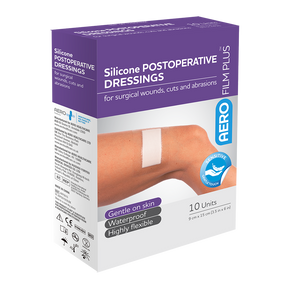 Sensitive Silicone Postoperative Dressing 9 x 15cm Box/10
