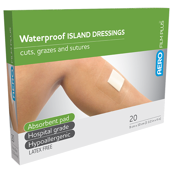 Waterproof Island Dressing 9 x 10cm Box/20
