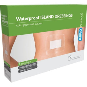 Waterproof Island Dressing 10 x 12cm Box/20