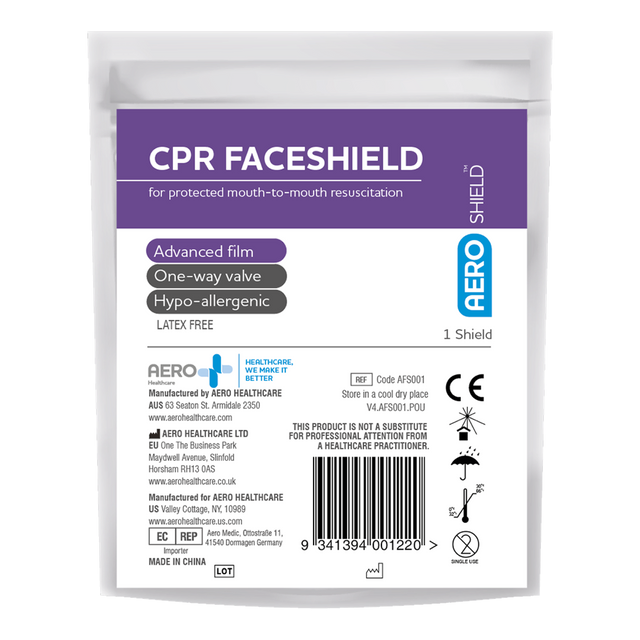 Disposable Face Shield with one-way valve