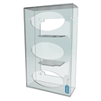 Acrylic Triple Glove Dispenser 7.2 × 21.1 × 36 cm