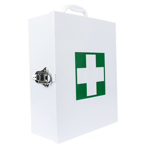 Small Metal First Aid Cabinet 25 x 31 x 12cm