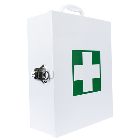Small Metal First Aid Cabinet 25 x 31 x 12cm