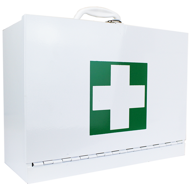 Medium Drop Front Metal First Aid Cabinet 43 x 31 x 15cm