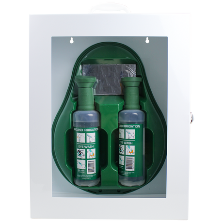 Drop Eyewash Station in Metal Cabinet