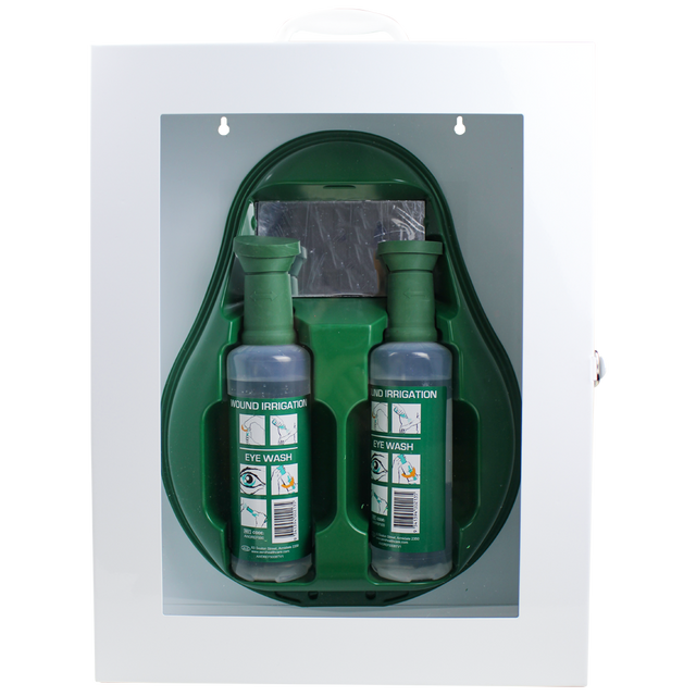 Drop Eyewash Station in Metal Cabinet