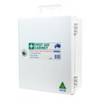 Small Plastic First Aid Cabinet with Key 26 x 32 x 14cm