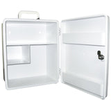 Small Plastic First Aid Cabinet with Key 26 x 32 x 14cm