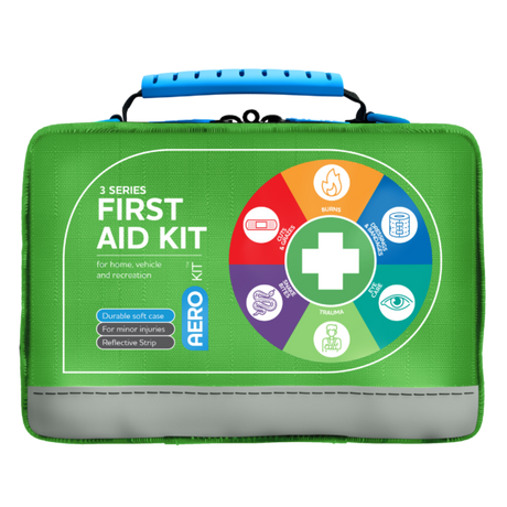 3 Series First Aid Kit Softpack Green 20×11.5×16 cm