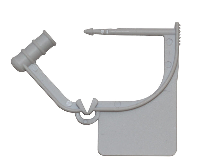 Small White Plastic Safety Seal 100/pk