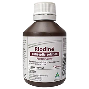 RIODINE 10% Povidone Iodine Solution 100ml