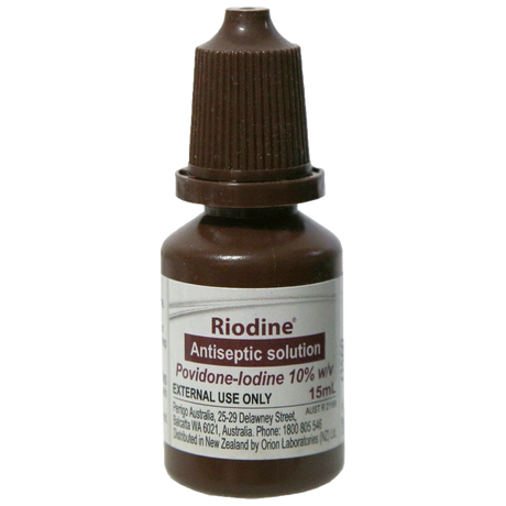 Povidone Iodine Solution Dropper Bottle 15ml