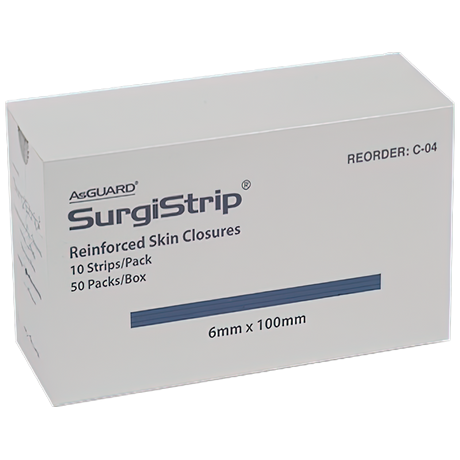 Wound Closure Strips 6 x 100mm 10 strips/card Box/50