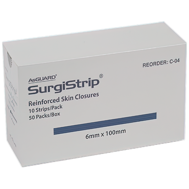 Wound Closure Strips 6 x 100mm 10 strips/card Box/50