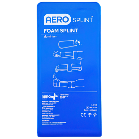 Folded Aluminium Foam Splint 90 x 11cm