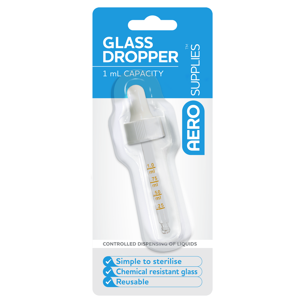 Glass Dropper 1 mL