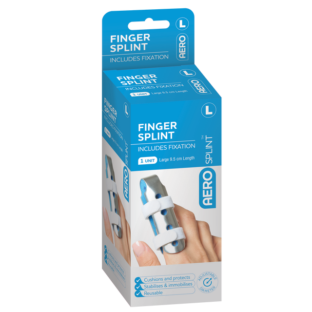 Finger Splint (Large) 9.5 x 3.5 x 3.5cm