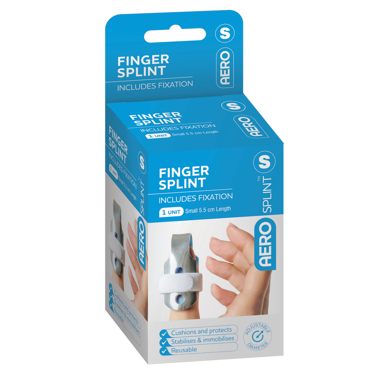 Finger Splint (Small) 5.5 x 3.5 x 3.5cm