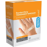 Transparent Standard Strip 7.2 x 1.9cm Box/50 - 12 Boxes