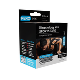 Black Kinesiology Pro Sports Tape 5cm x 5m 12/Pk