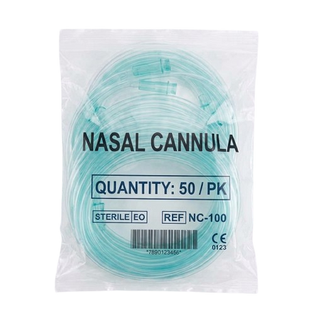 Adult Nasal Cannula with 3m Tubing 50/pk