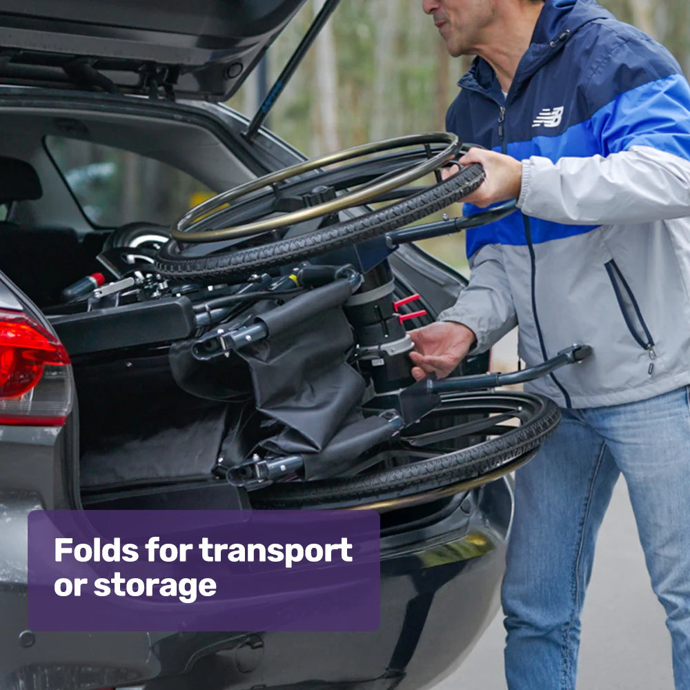 Folding Electric Wheelchair – 24" Wheels, Up to 130kg Load
