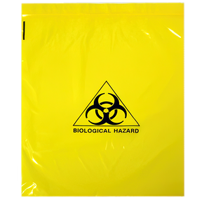 4L Biohazard Clinical Waste Bag 25 x 30cm - 50/pk