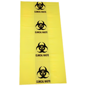 Biohazard Clinical Waste Bag 50L (630 x 800mm) 10/Pk