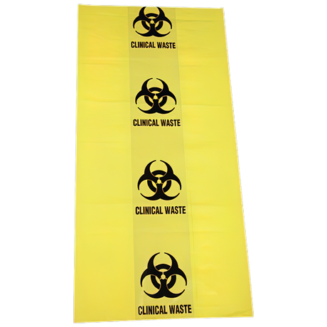 Biohazard Clinical Waste Bag 50L (630 x 800mm) 10/Pk