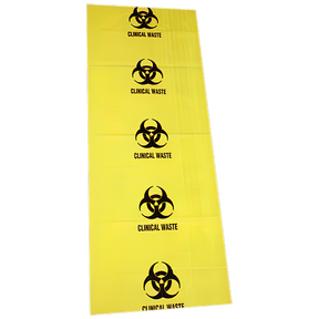 Biohazard Clinical Waste Bag 120L (490 x 1200mm) 10/Pk