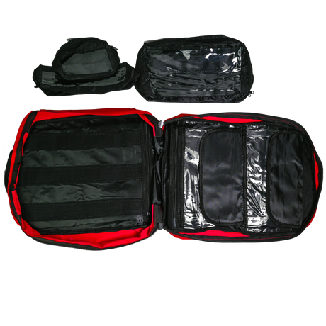 Red First Aid Backpack 30 x 50 x 15cm
