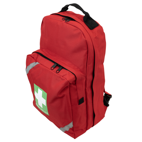 Red First Aid Backpack 30 x 50 x 15cm
