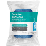 Blue Cohesive Bandages 7.5cm x 4.5M