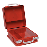 Orange Waterproof First Aid Case with Holder
