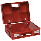 Orange Waterproof First Aid Case with Holder