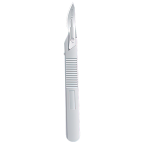 Disposable No 24 Scalpel Blade & Handle Sterile 5/Pk